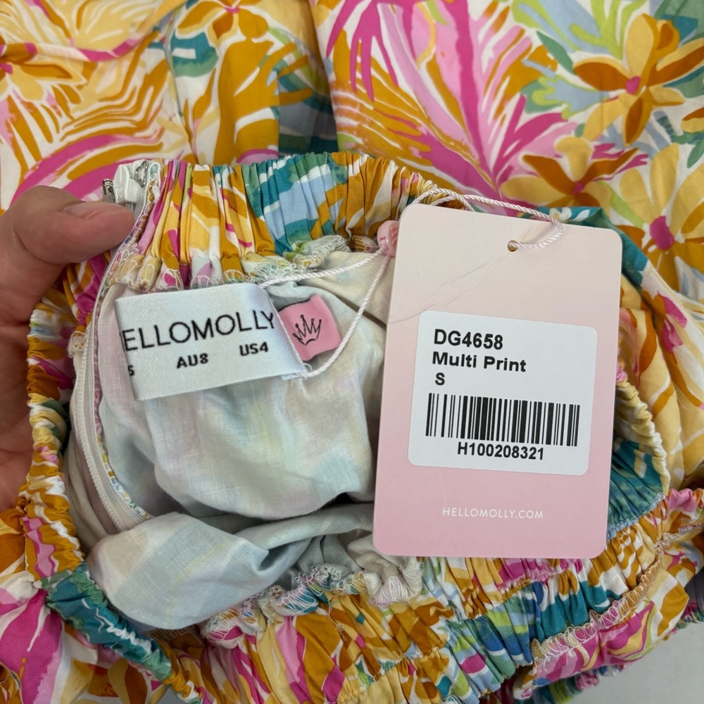 Hello Molly Candy at The Carnival Mini Dress in Multi Size S - Picture 12 of 15